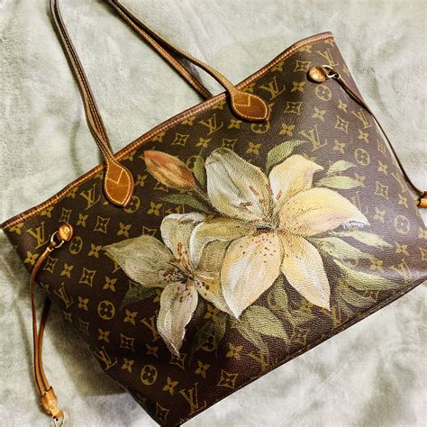 lv bag painting